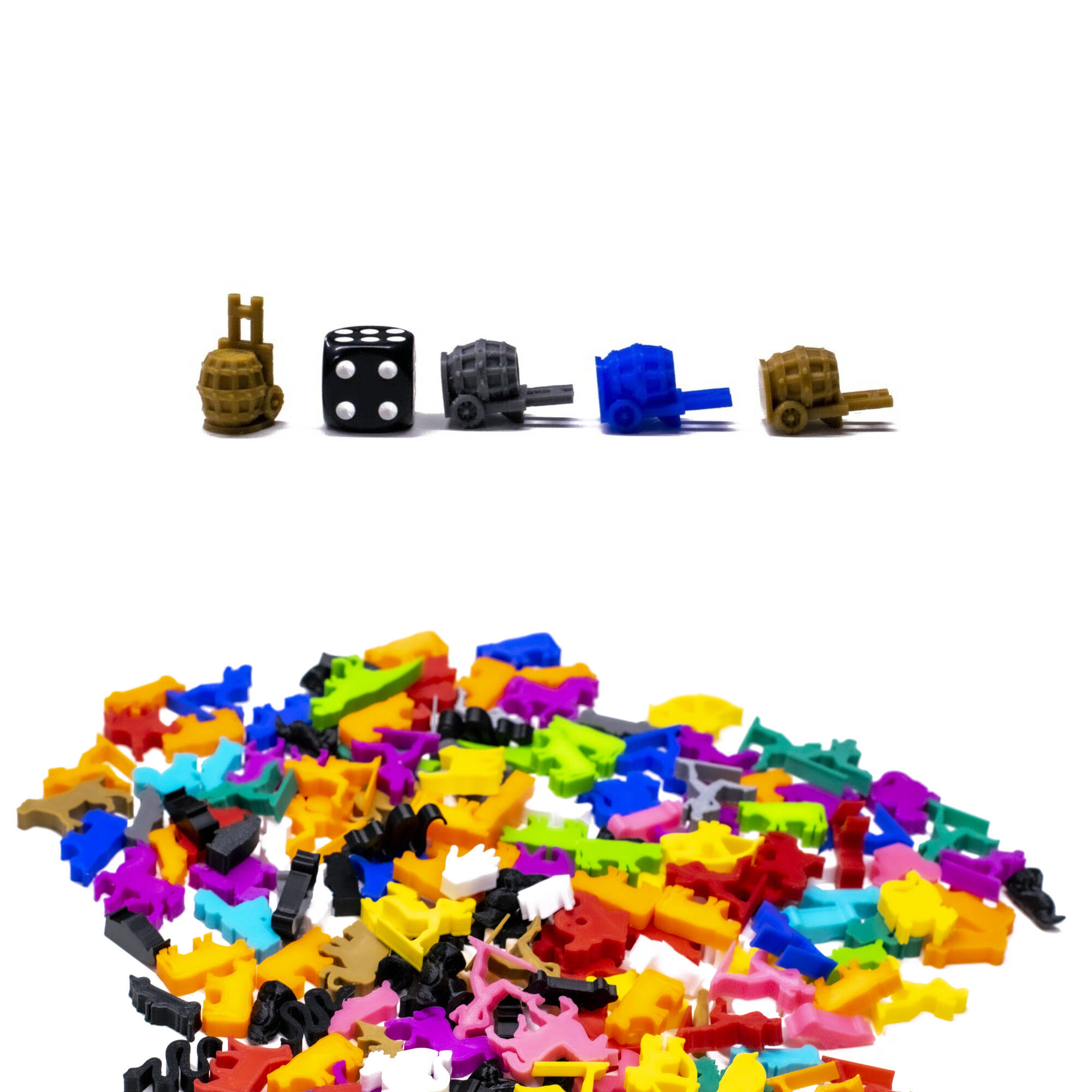 Carro con Barril Miniaturas para Juegos de Mesa - Juego de Mesa Accesorio DnD Piezas - Imagen 5 de 68