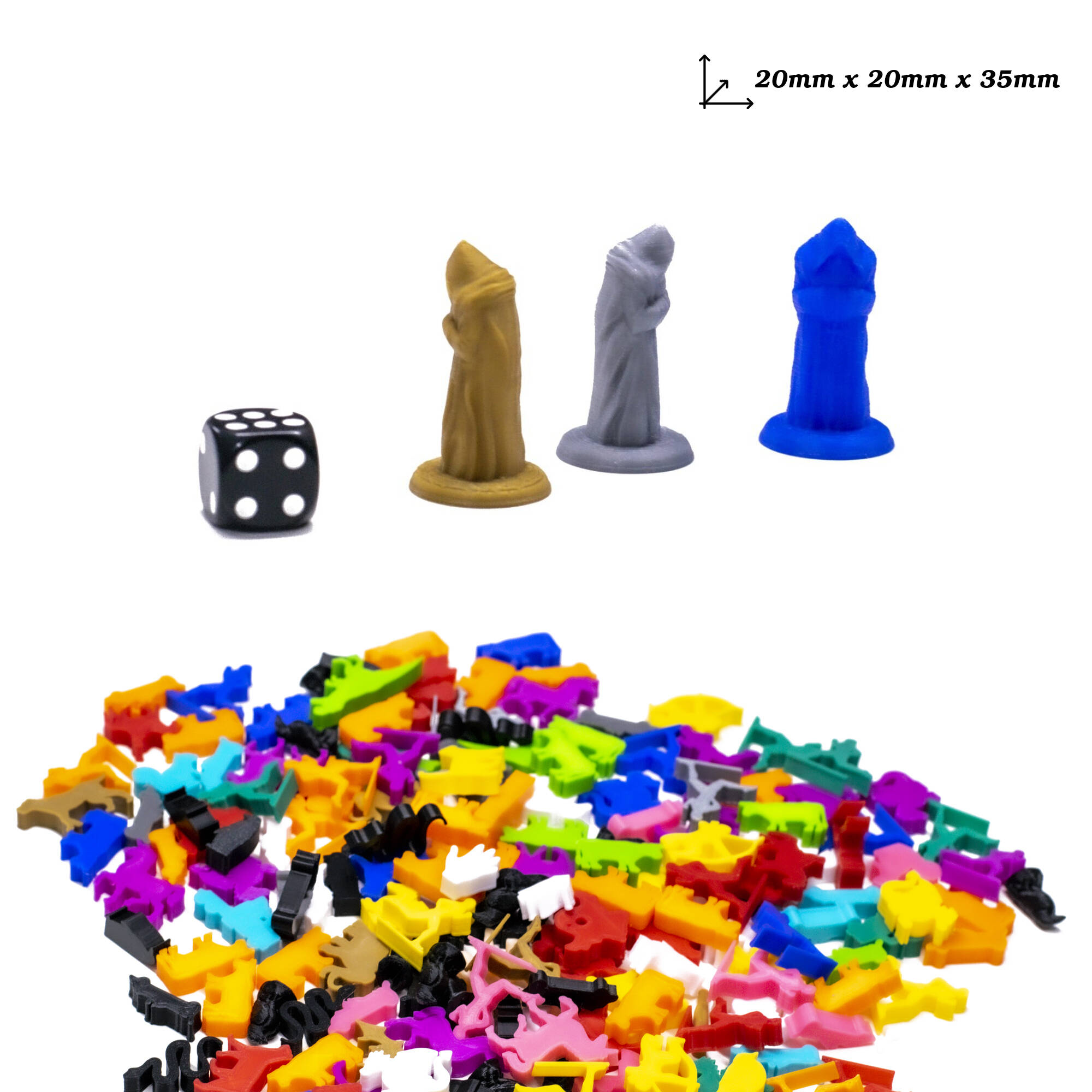 Figuras de sacerdote, monje para juegos de mesa - Accesorios de juego de mesa piezas DnD - Imagen 3 de 65