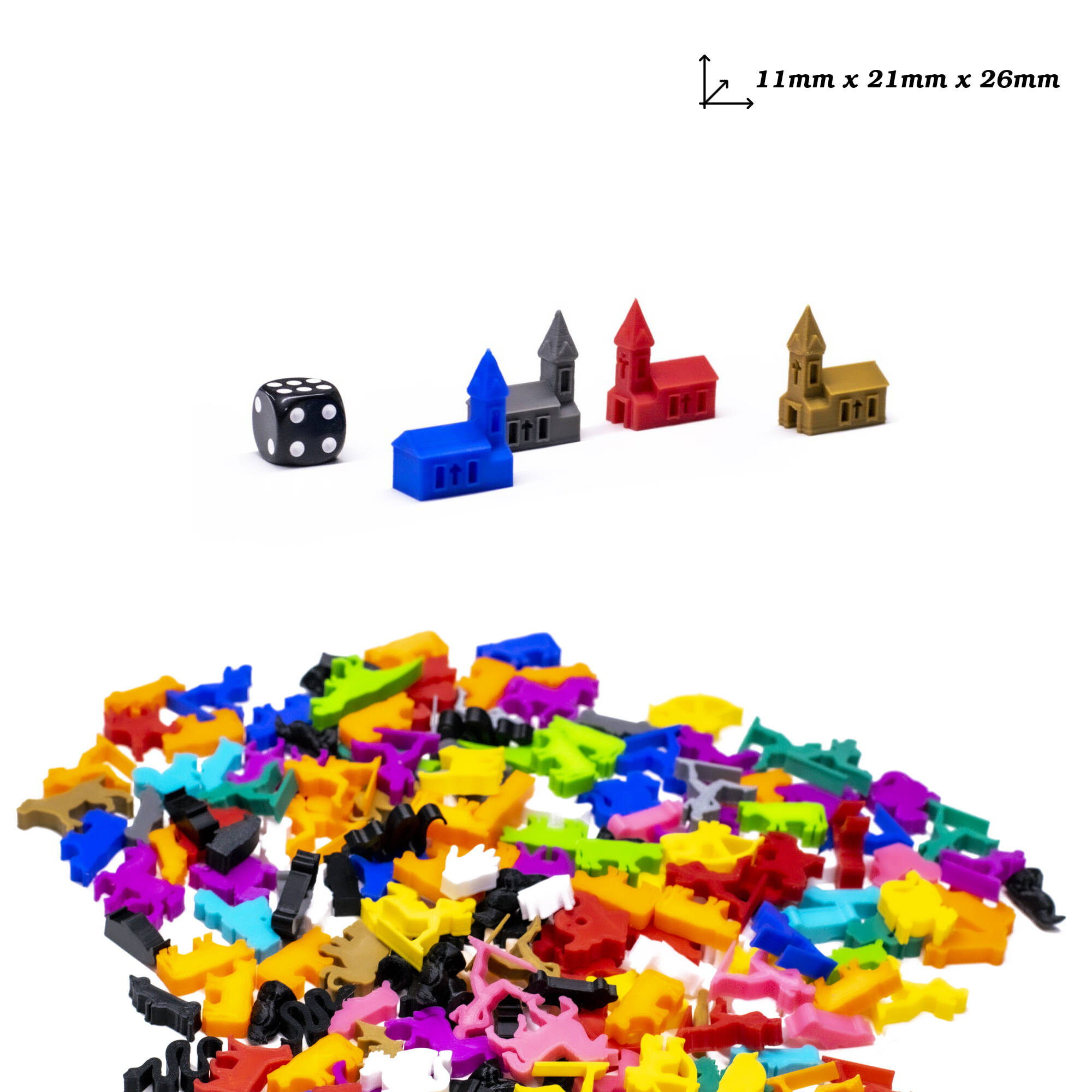 Miniaturas de construcción de templos para juegos de mesa - Accesorios de juego de mesa piezas DnD - Imagen 6 de 68